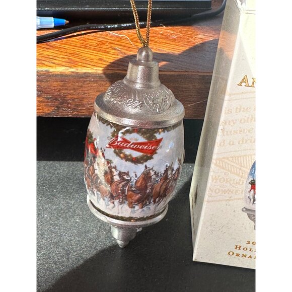 Anheuser-Busch 2007 Holiday Ornament With Budweiser Clydesdales Box Included - Picture 5 of 5